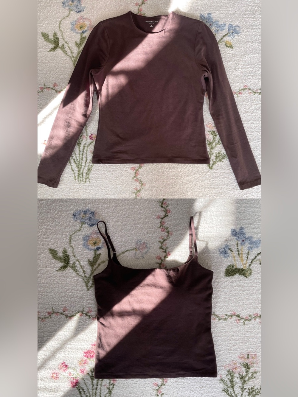 Abercrombie Long Sleeve Tee & Cami Set